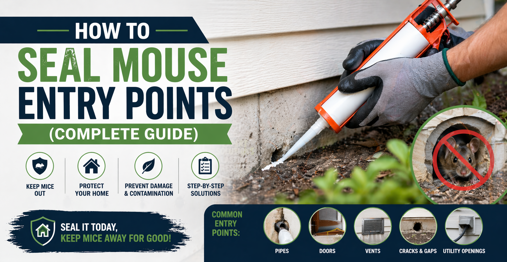 How to Seal Mouse Entry Points